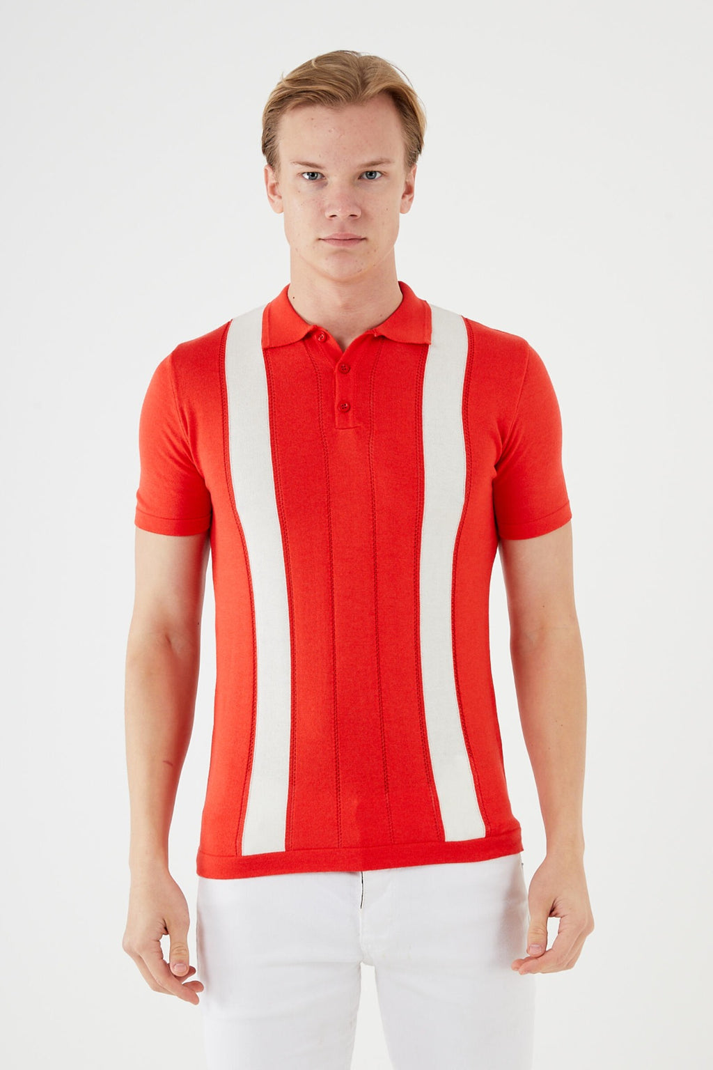 KNIT SHORT SLEEVE SHIRT TR-11518