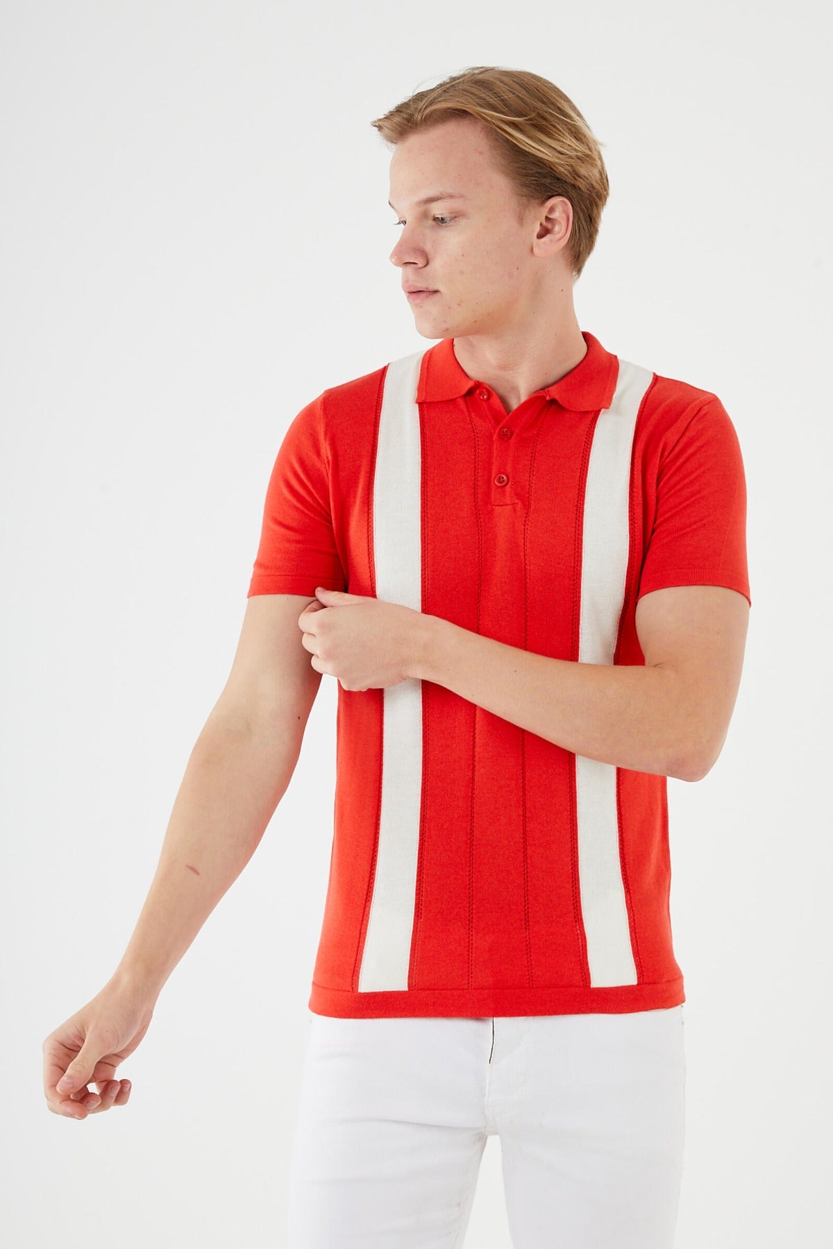 KNIT SHORT SLEEVE SHIRT TR-11518