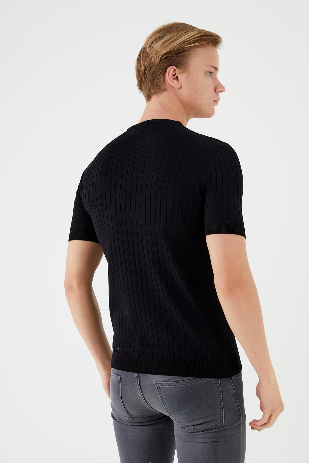Men's Short Sleeve KNIT SWEATSHIRT TR-11521