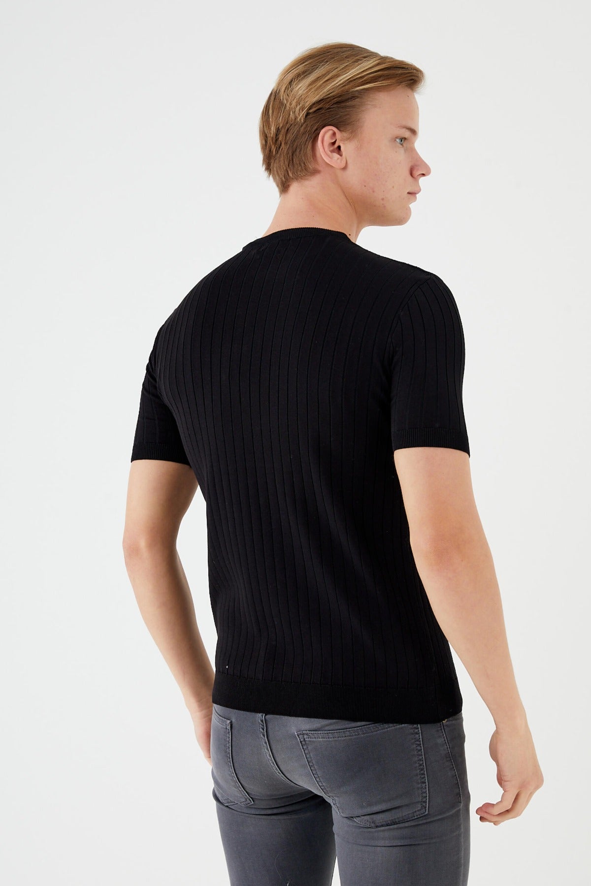 Men's Short Sleeve KNIT SWEATSHIRT TR-11521