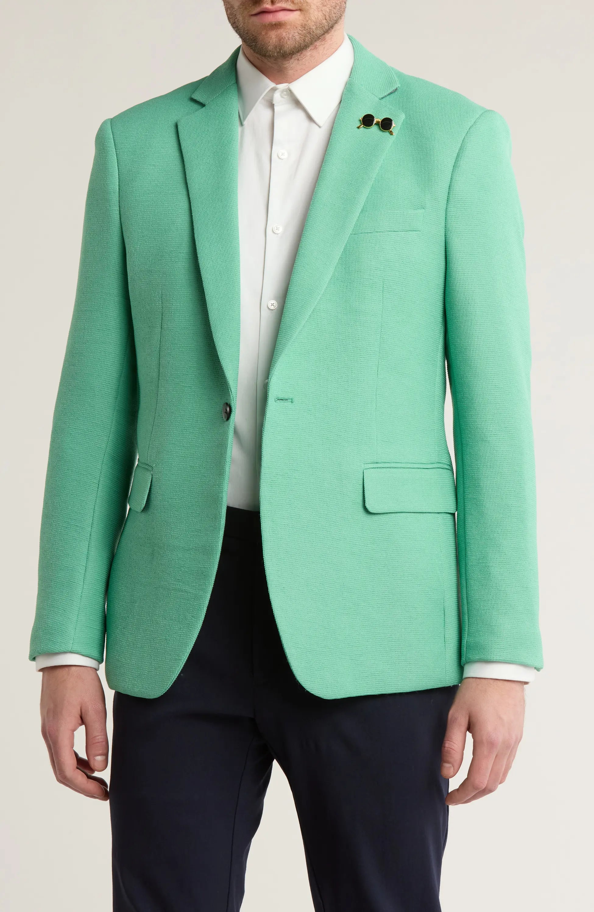 TRB-902 Notched lapels Two-Button Blazer