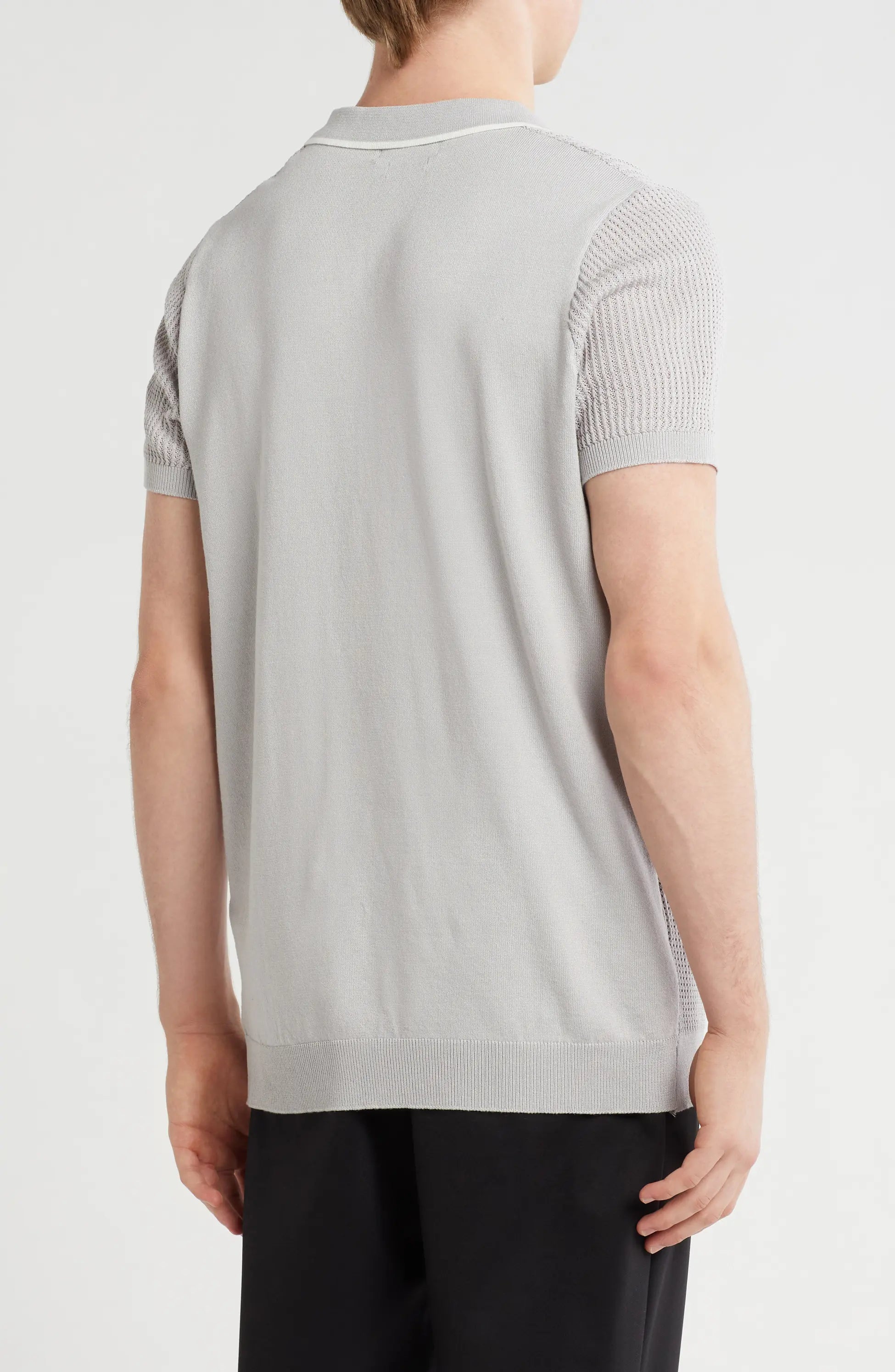 TRCK-11540 Johnny Collar Sweater Knit Polo