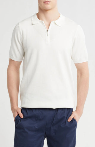 TRCK-11541 Slim Fit Sweater Knit Polo