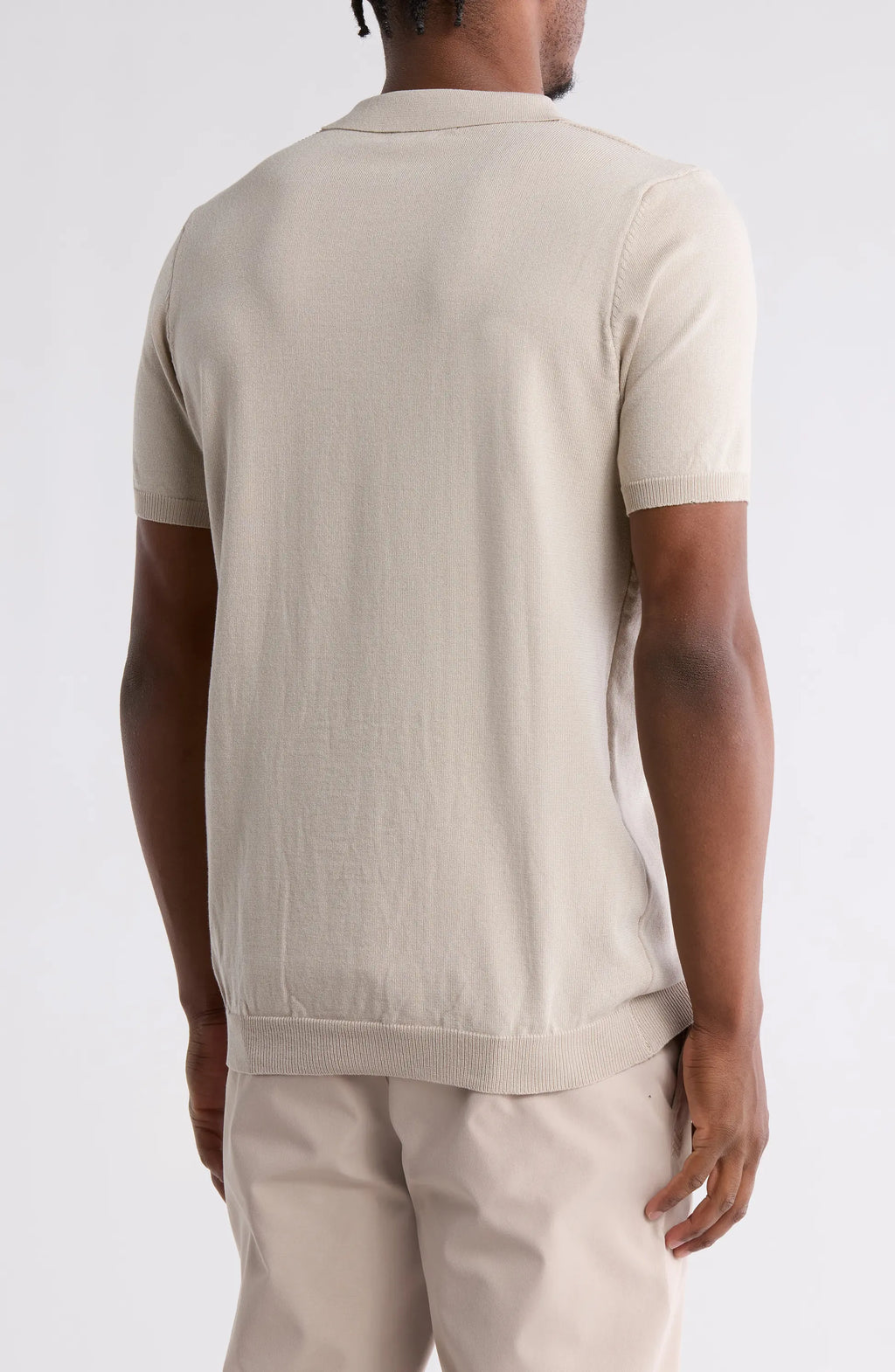 TRCK-11541 Slim Fit Sweater Knit Polo