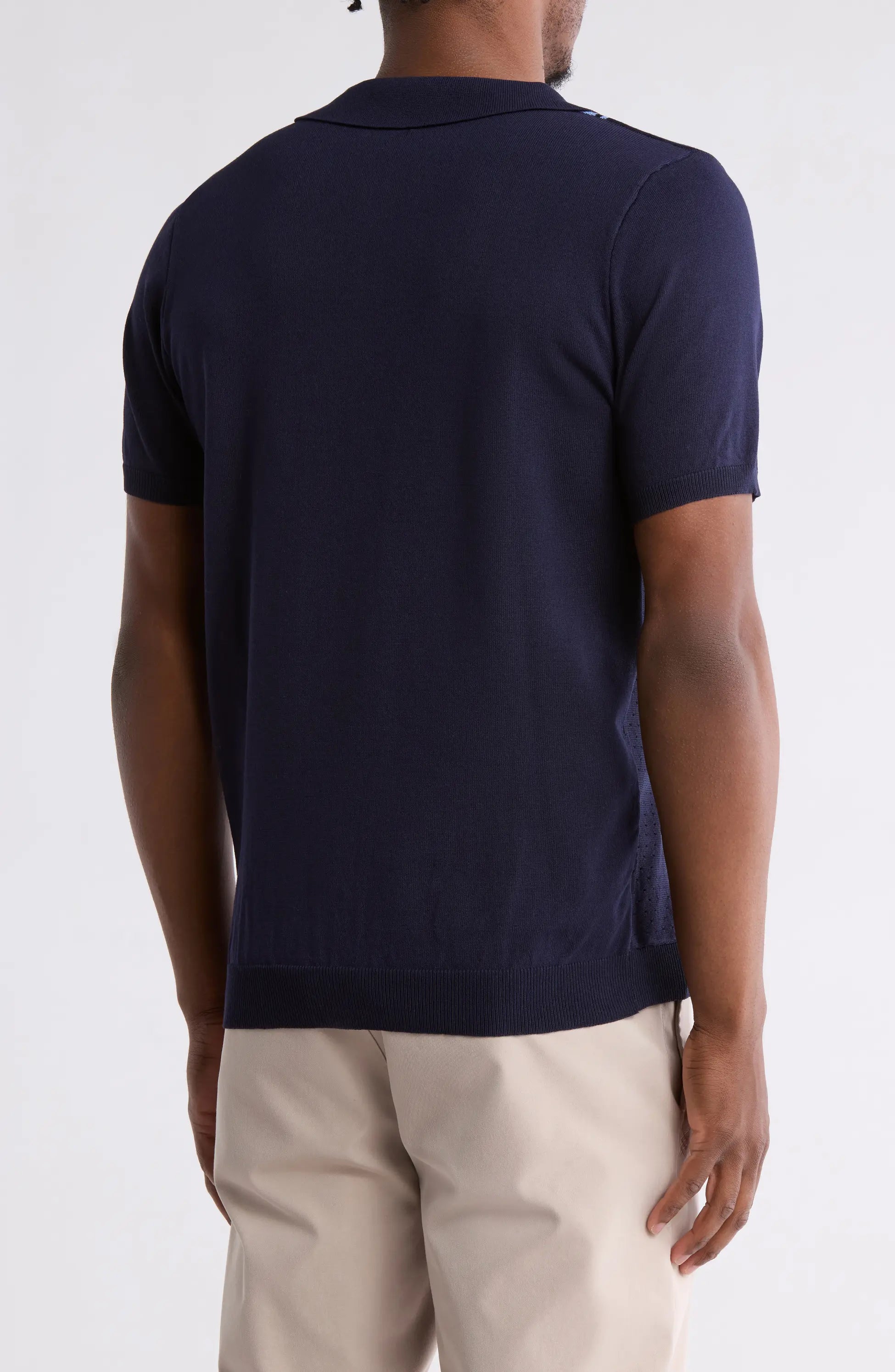 TRCK-11546 Slim Fit Sweater Knit Polo