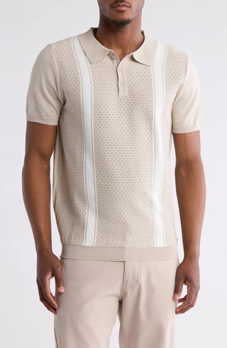 TRCK-11546 Slim Fit Sweater Knit Polo