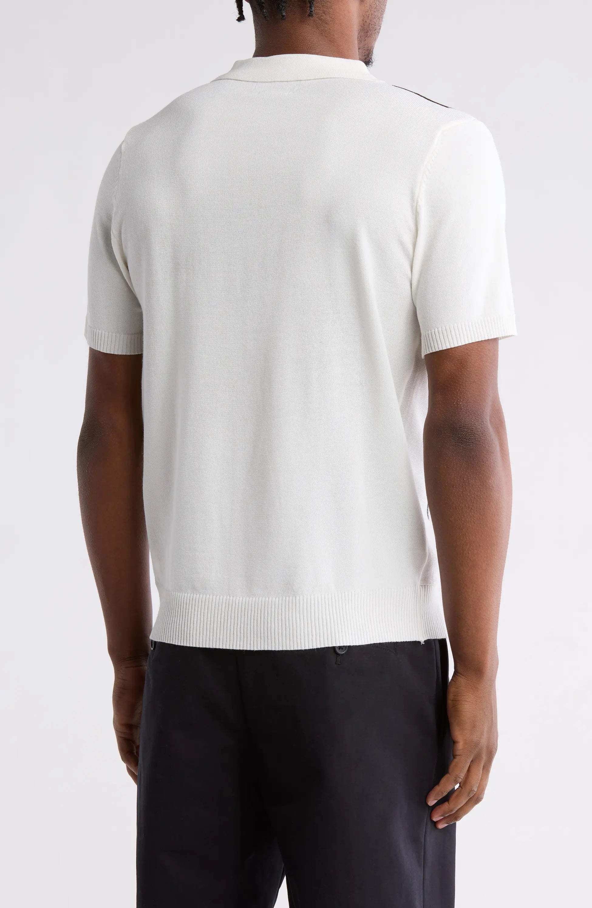 TRCK-11538 Johnny Collar Sweater Knit Polo