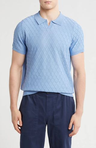 TRCK-11539 Short Sleeve Slim Fit Polo Sweater
