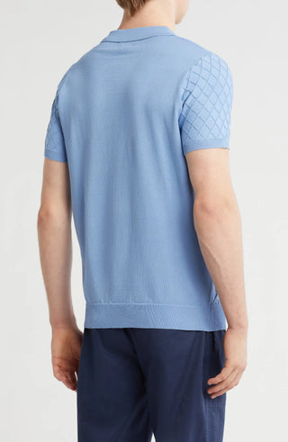 TRCK-11539 Short Sleeve Slim Fit Polo Sweater