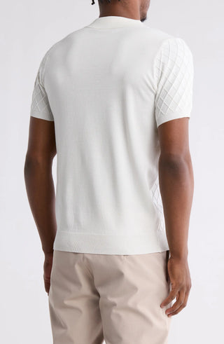 TRCK-11539 Short Sleeve Slim Fit Polo Sweater