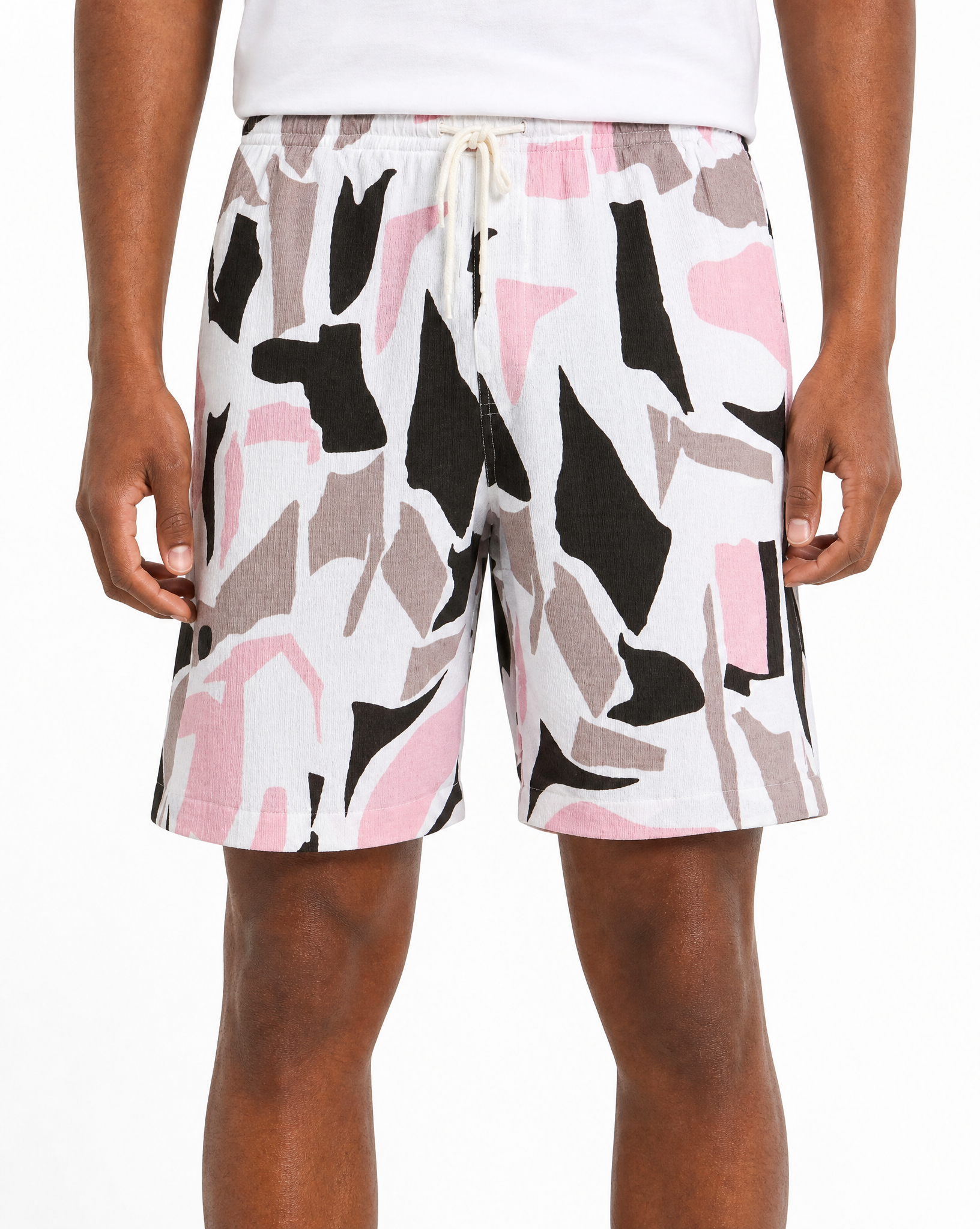 TRSH-283-B-Drawstring Shorts