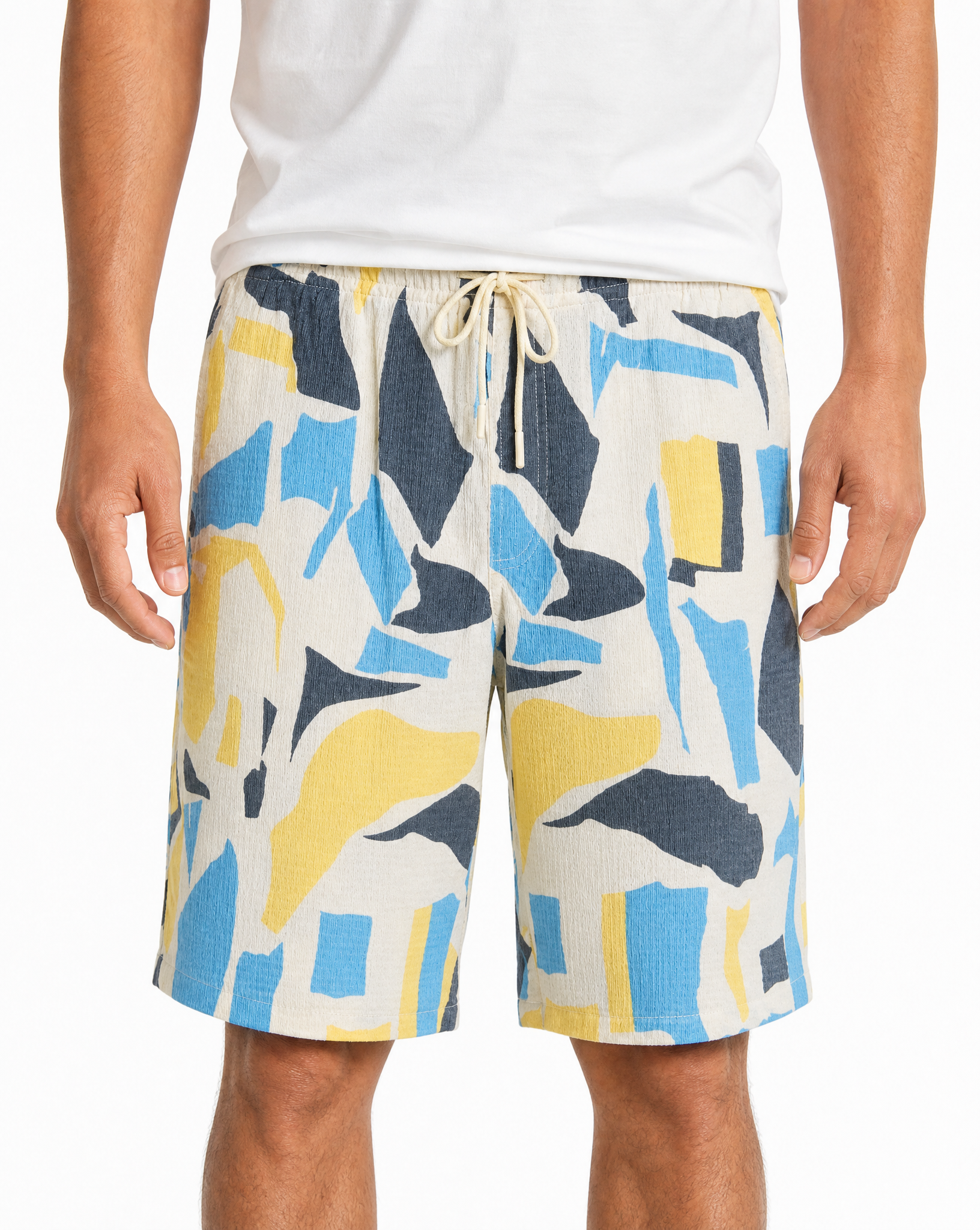TRSH-283-B-Drawstring Shorts
