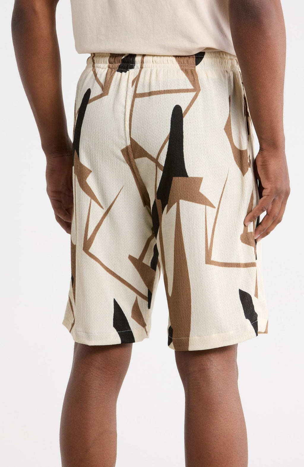TRSH-231-B-Printed Shorts