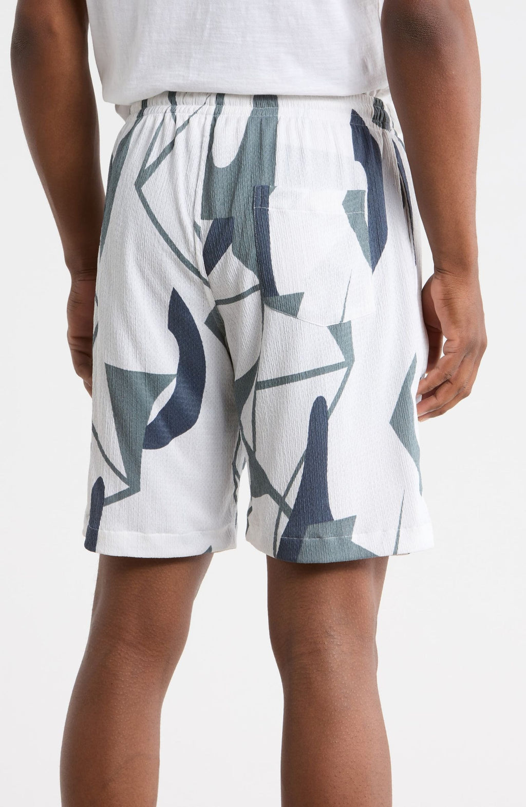 TRSH-231-B-Printed Shorts