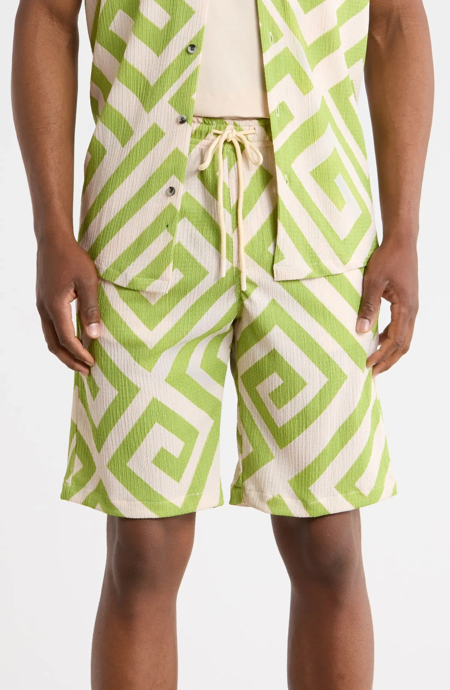TRSH-280-B-Drawstring Shorts