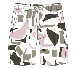 TRSH-283-B-Drawstring Shorts