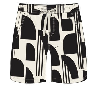 TRSH-284-B-Drawstring Shorts