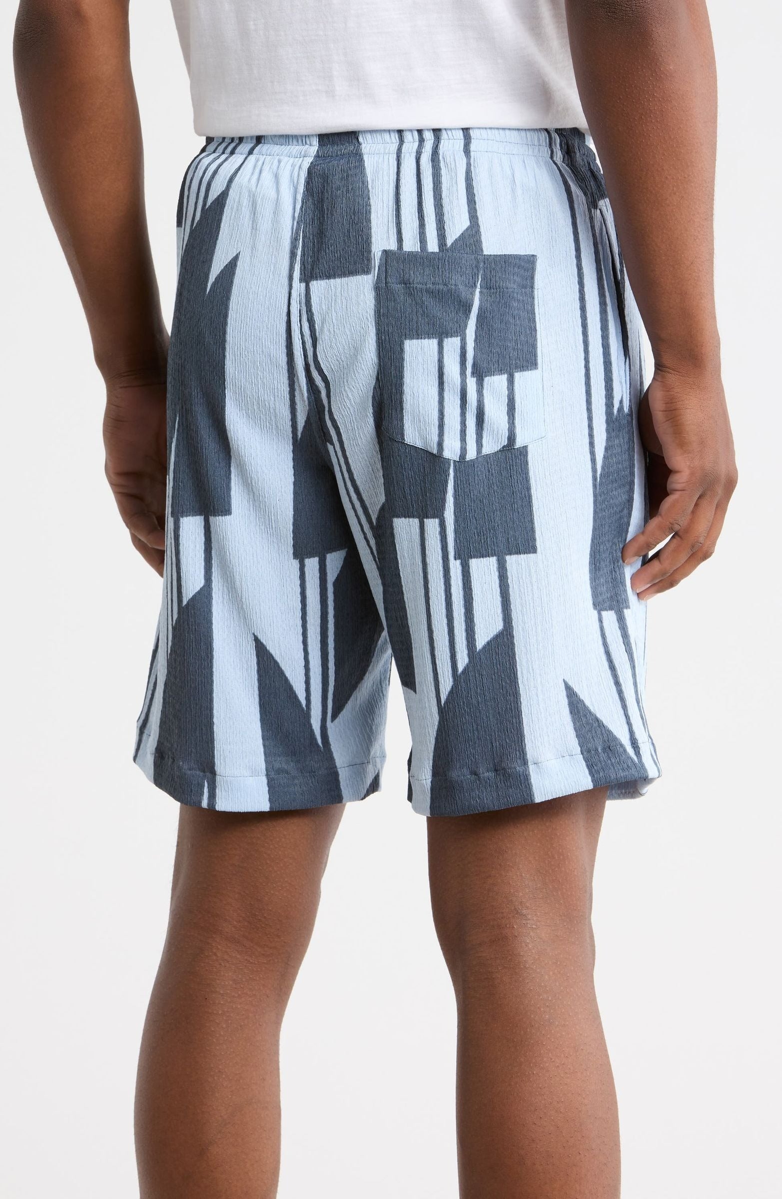 TRSH-284-B-Drawstring Shorts