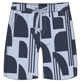 TRSH-284-B-Drawstring Shorts