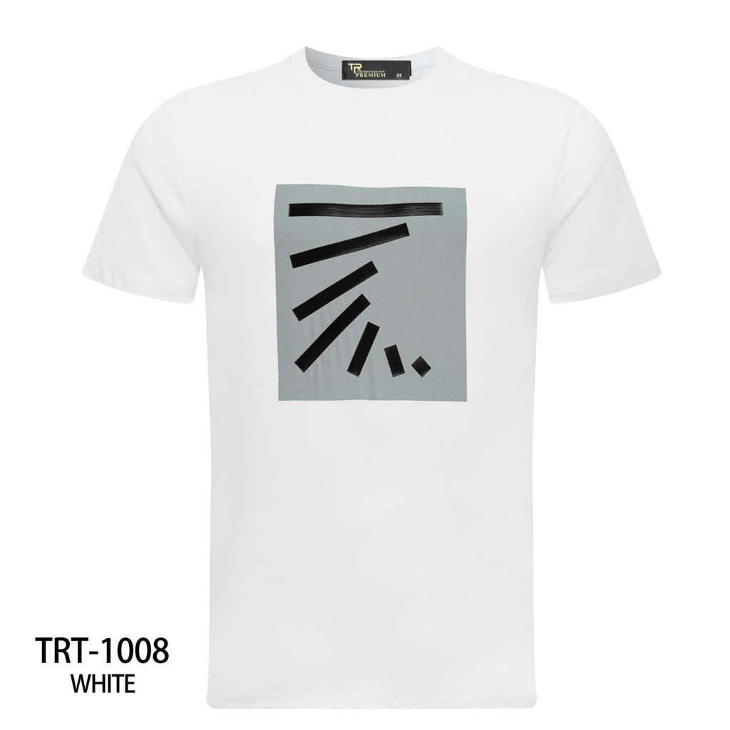 TRT-1008 3D Abstract Graphic Print T-Shirt