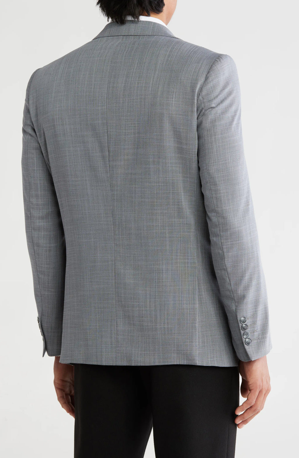 THB-329 Slim Fit Sharkskin Blazer