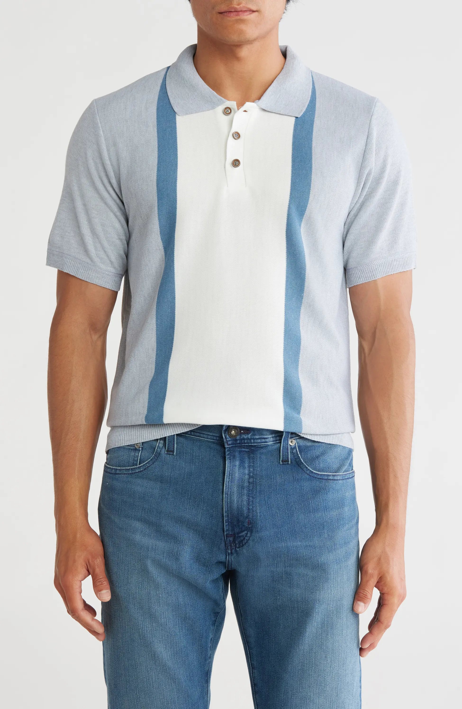 TRNS-511-S Slim Fit Polo Sweater