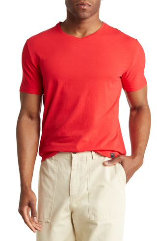 V-Neck Men's Solid T-Shirt