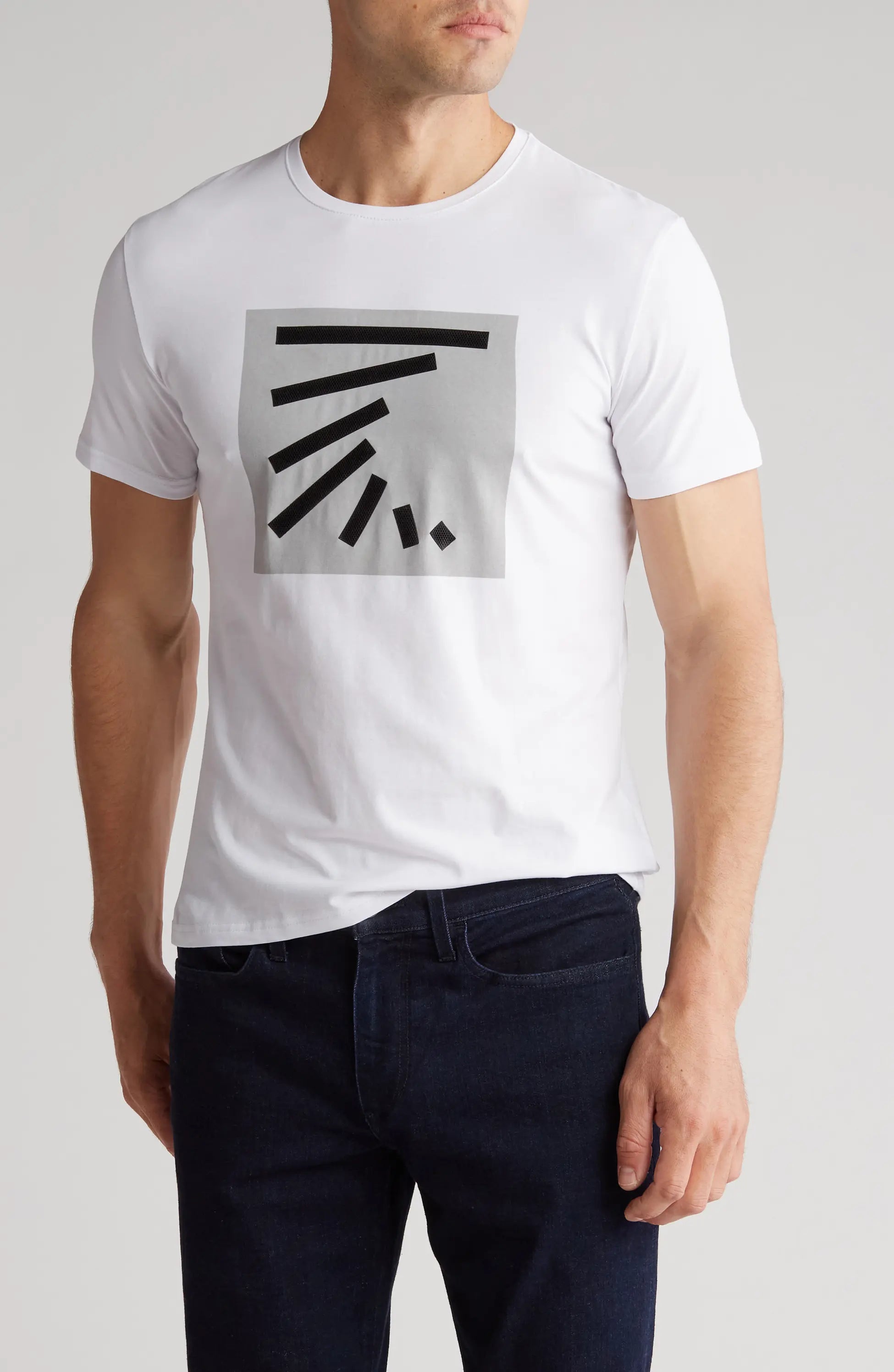TRT-1008 3D Abstract Graphic Print T-Shirt