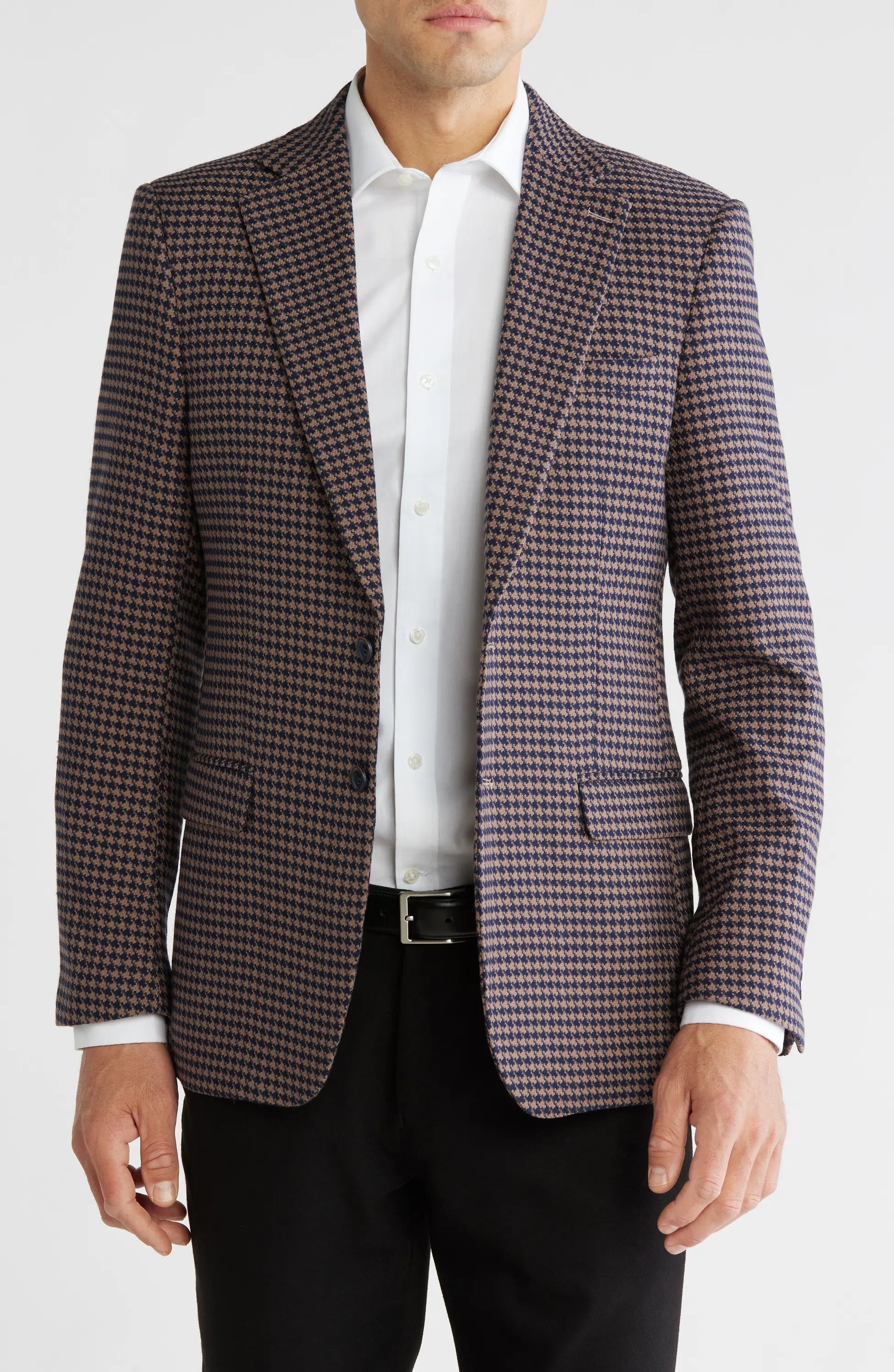 TRB-914 Houndstooth Slim Fit Blazer