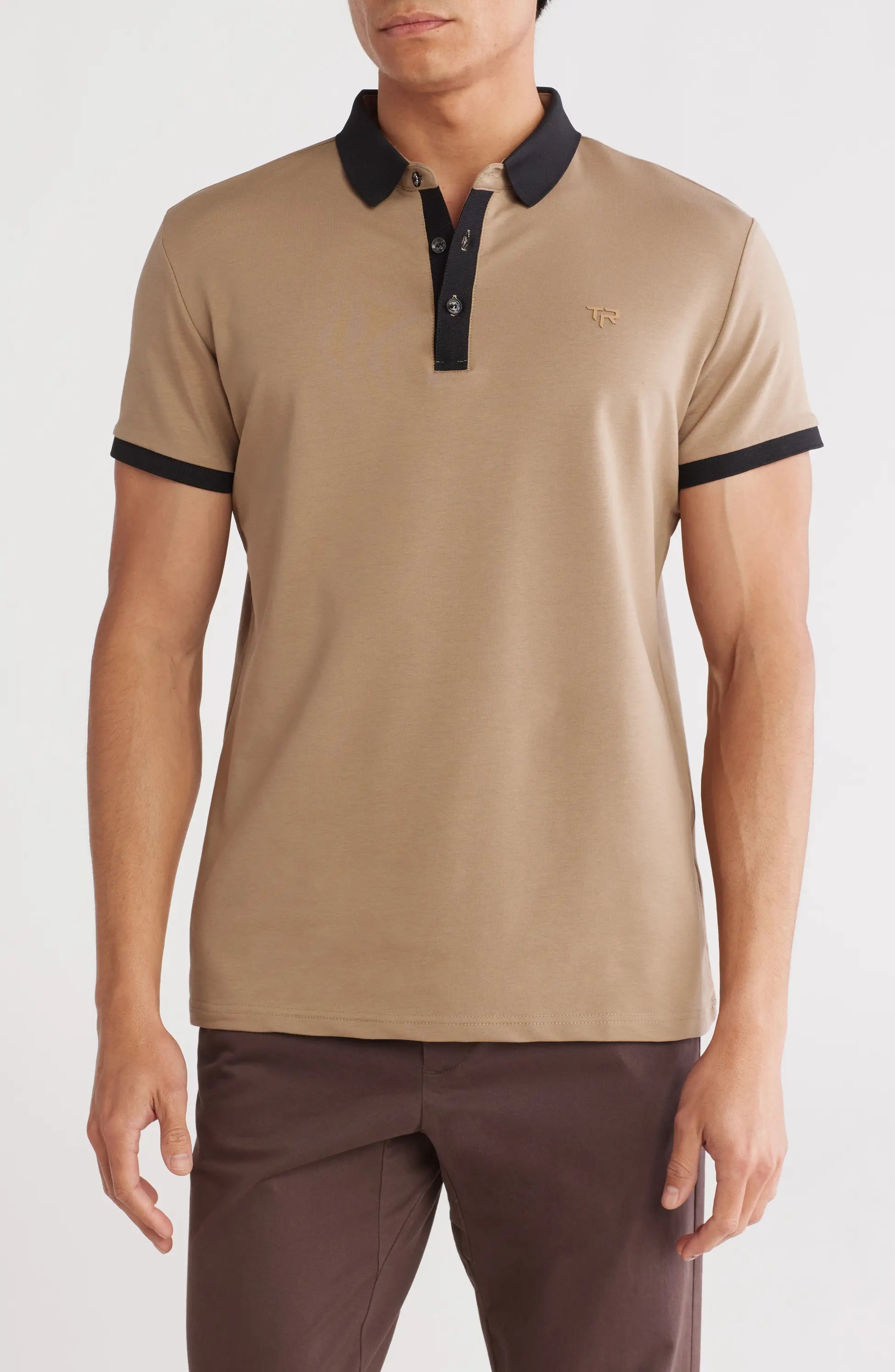 TRCV-85 Slim Fit Stretch Cotton Polo