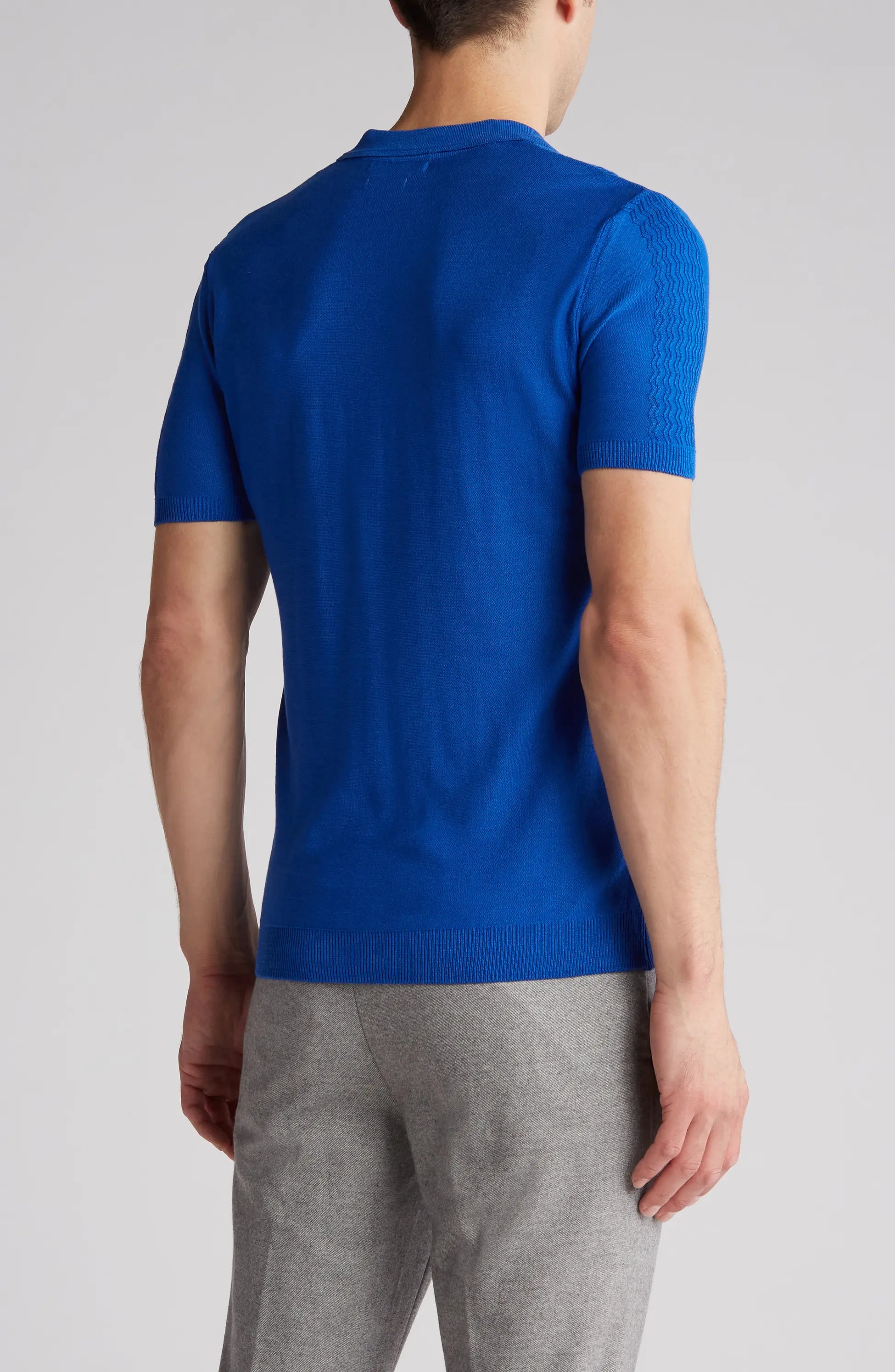 SHORT SLEEVE KNIT SHIRT TR-11517