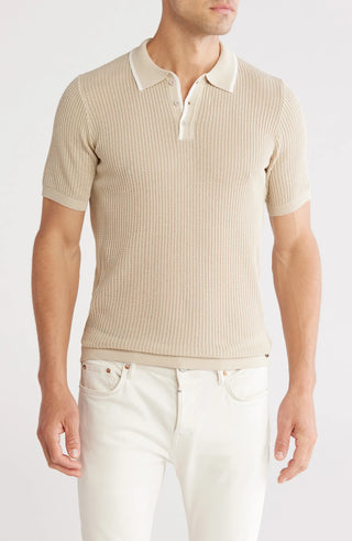 TRCK-11540 Johnny Collar Sweater Knit Polo