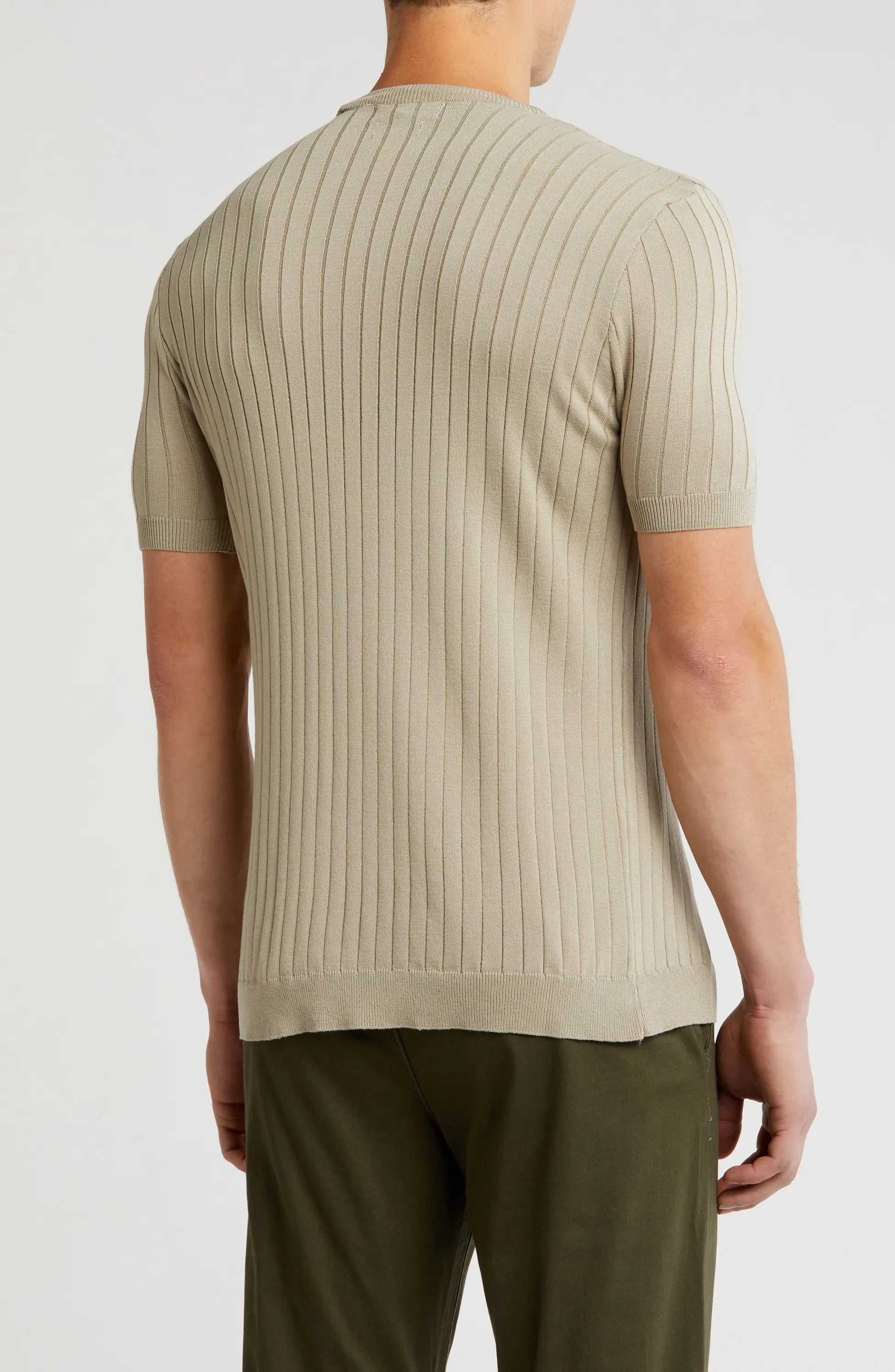 Men's Short Sleeve KNIT SWEATSHIRT TR-11521