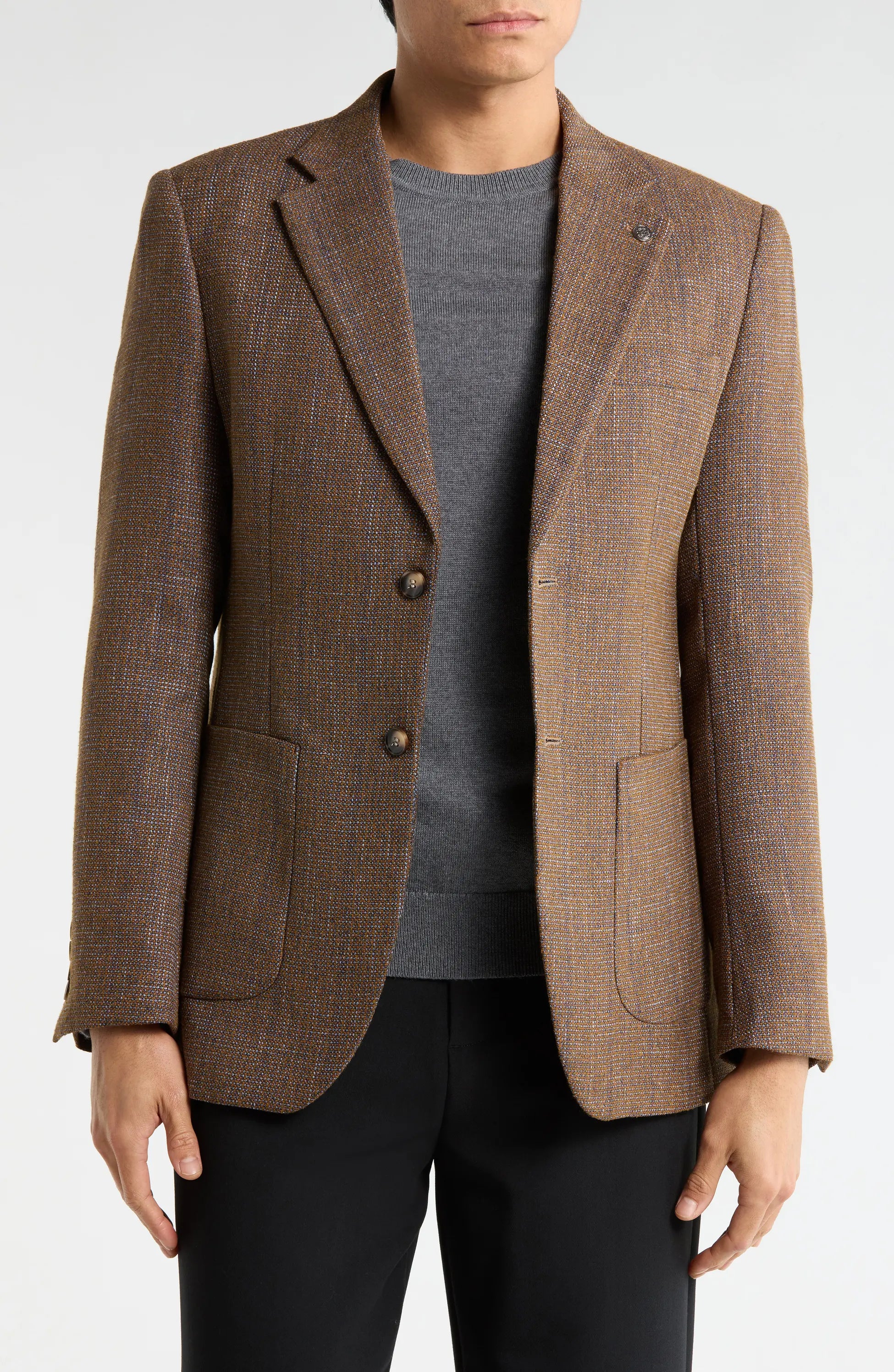 TRB-930 Slim Fit Crosshatch Stretch Sport Coat