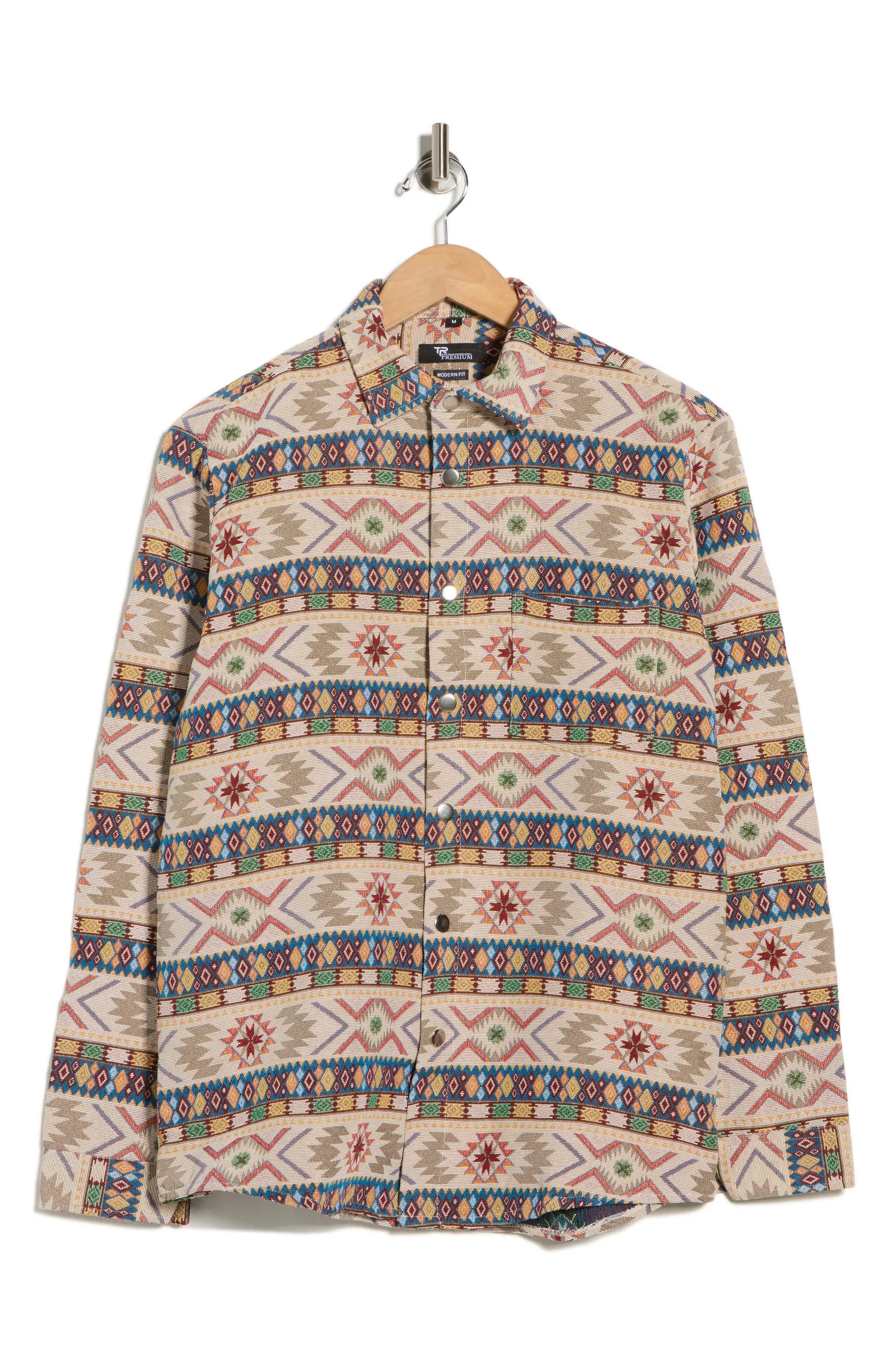 Tapestry Shirt Jacket SRK-56-MULTI