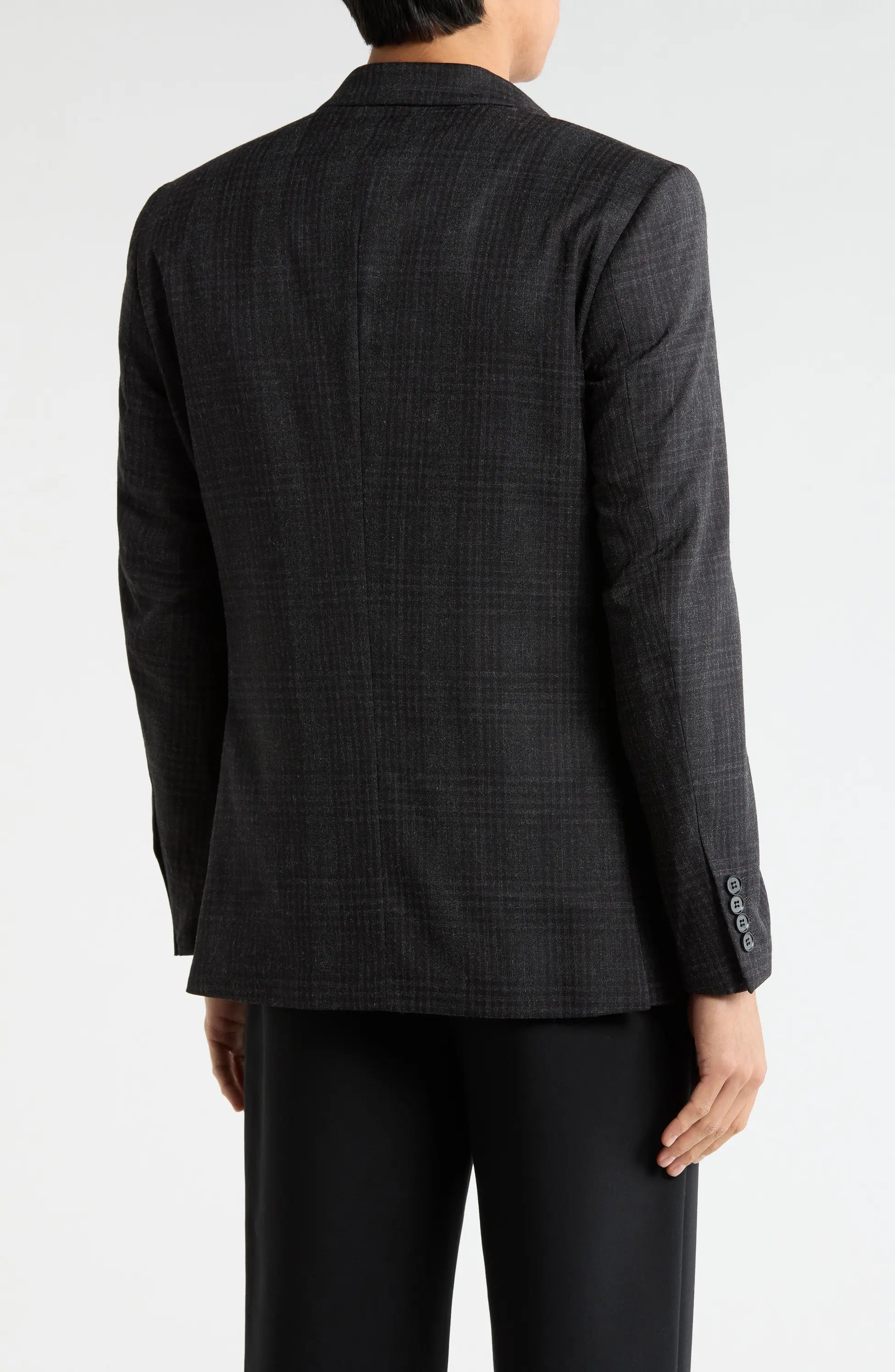 TRB-924 Slim Fit Solid Stretch Sport Coat