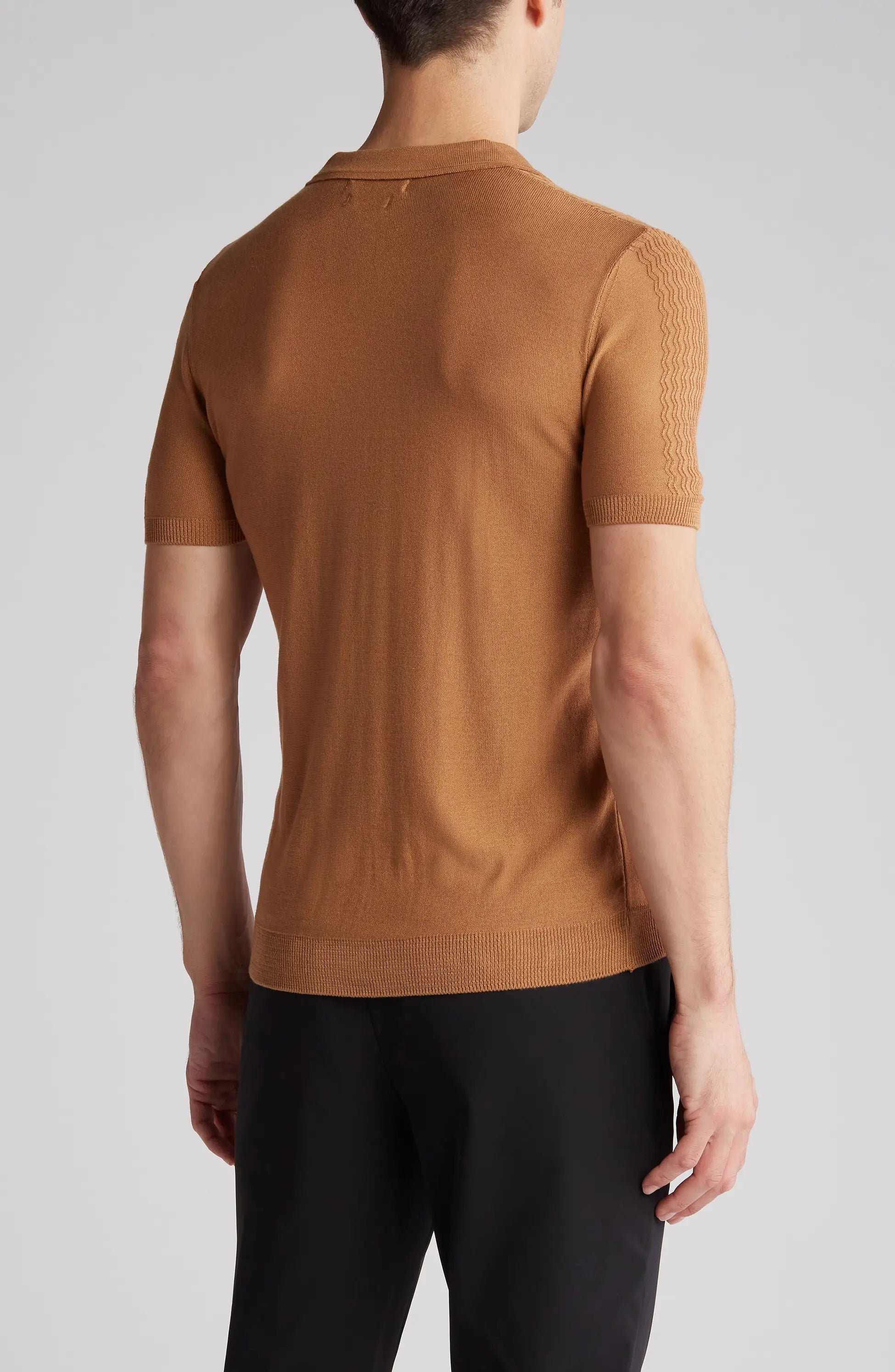 SHORT SLEEVE KNIT SHIRT TR-11517