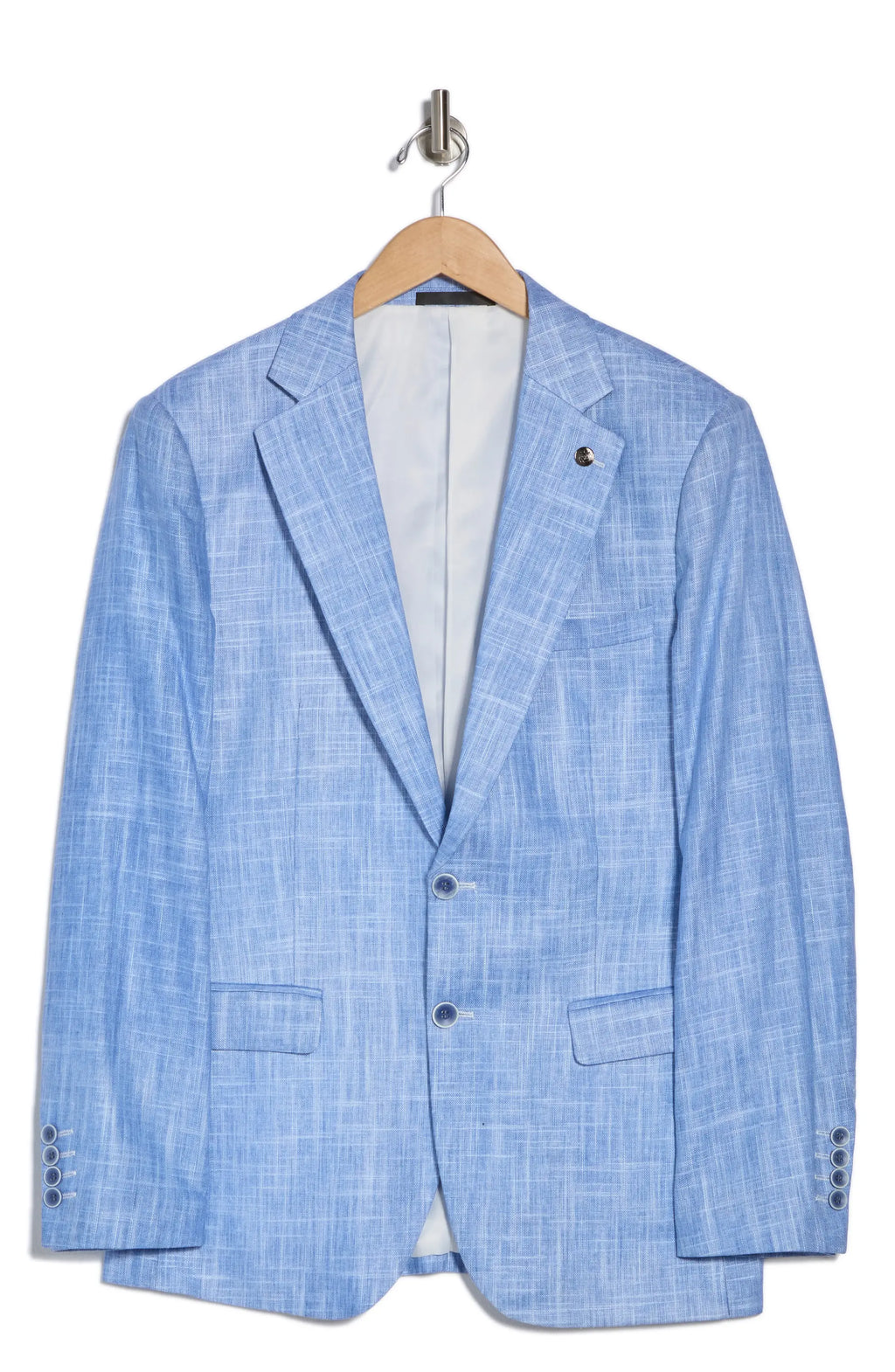TRB-904 Slim Fit Wax Linen Blazer