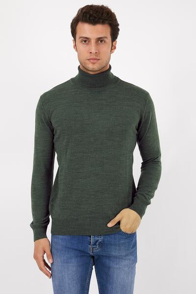 TR Premium Slim Fit Wool Turtle Neck Sweater for men - TR-11477