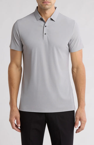 Slim Fit Stretch Cotton Knit Polo Seamless Stitching PL-863