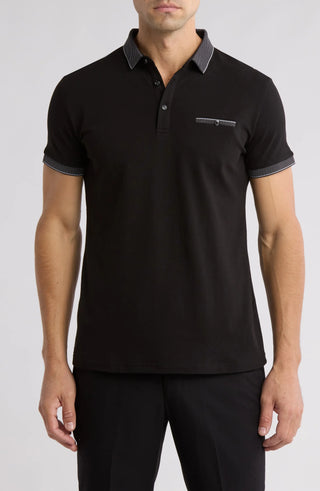 Slim Fit Stretch Cotton Knit Polo PL-874