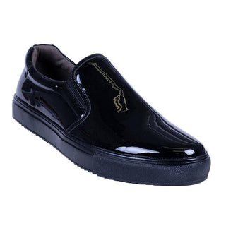 Black Bottom Slip On Dress Sneaker 8007