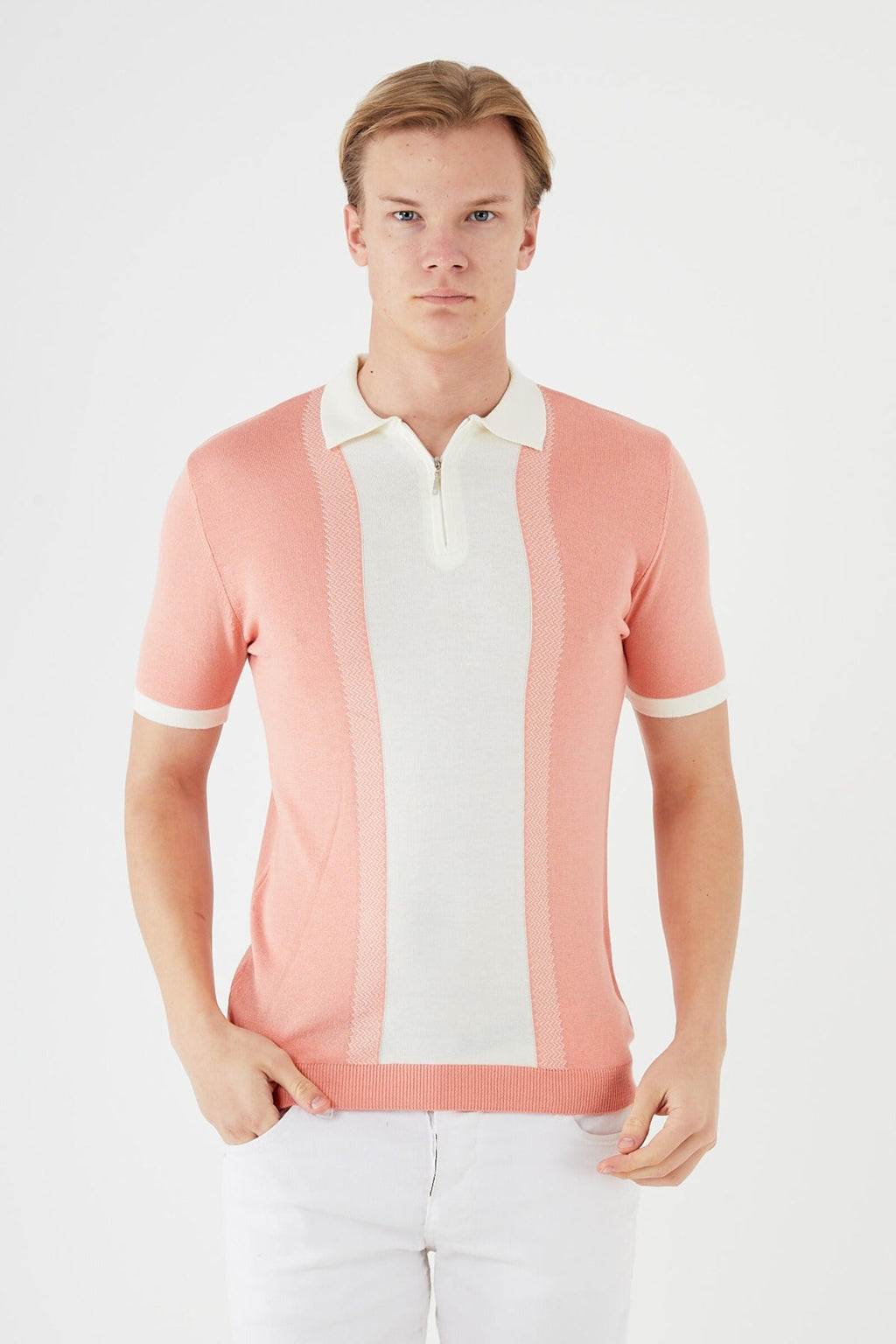 Short-Sleeve knit shirt TR-11515