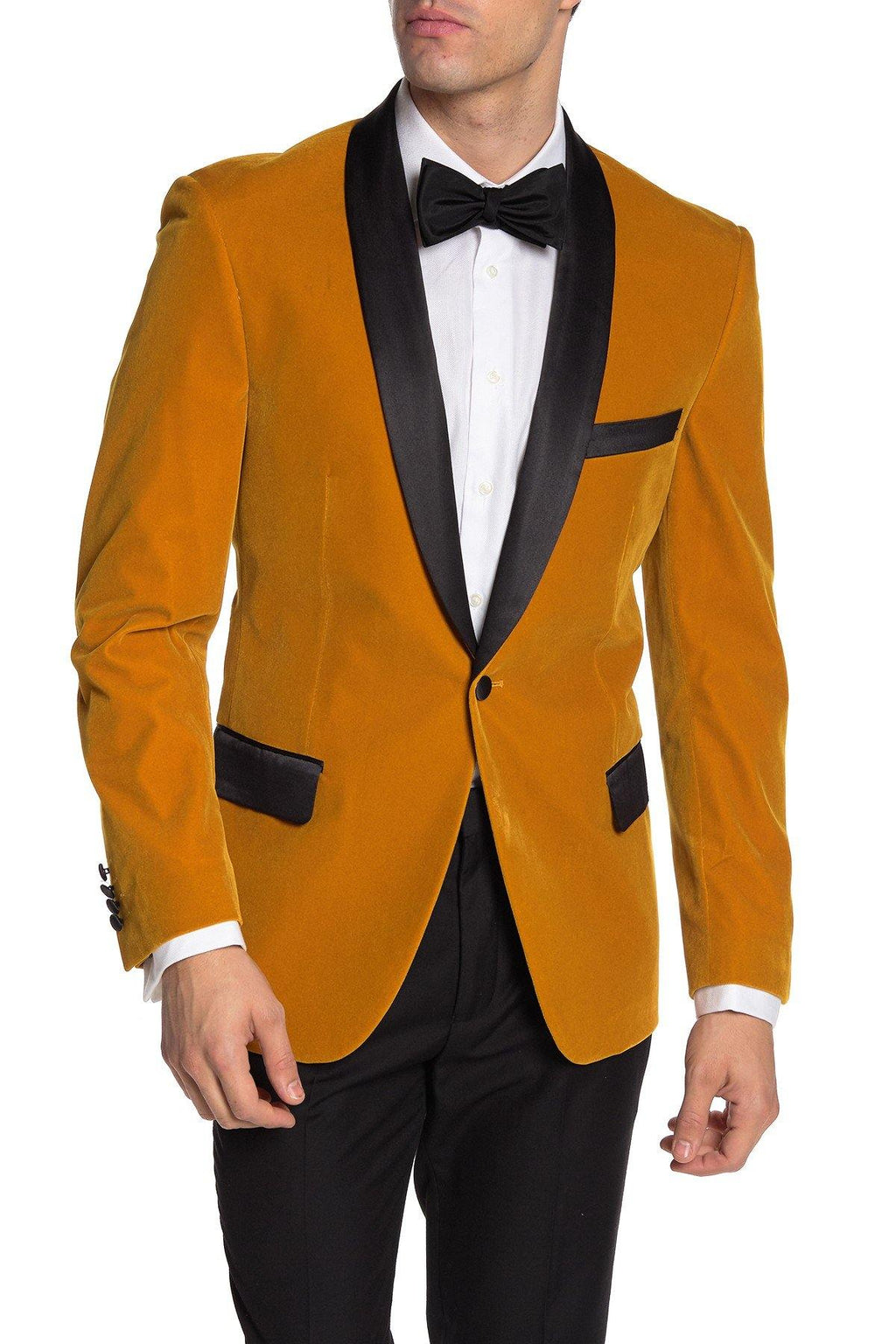 Pinstripe Two Button Peak Lapel Slim Fit Blazer TRB-720 - TRPremium