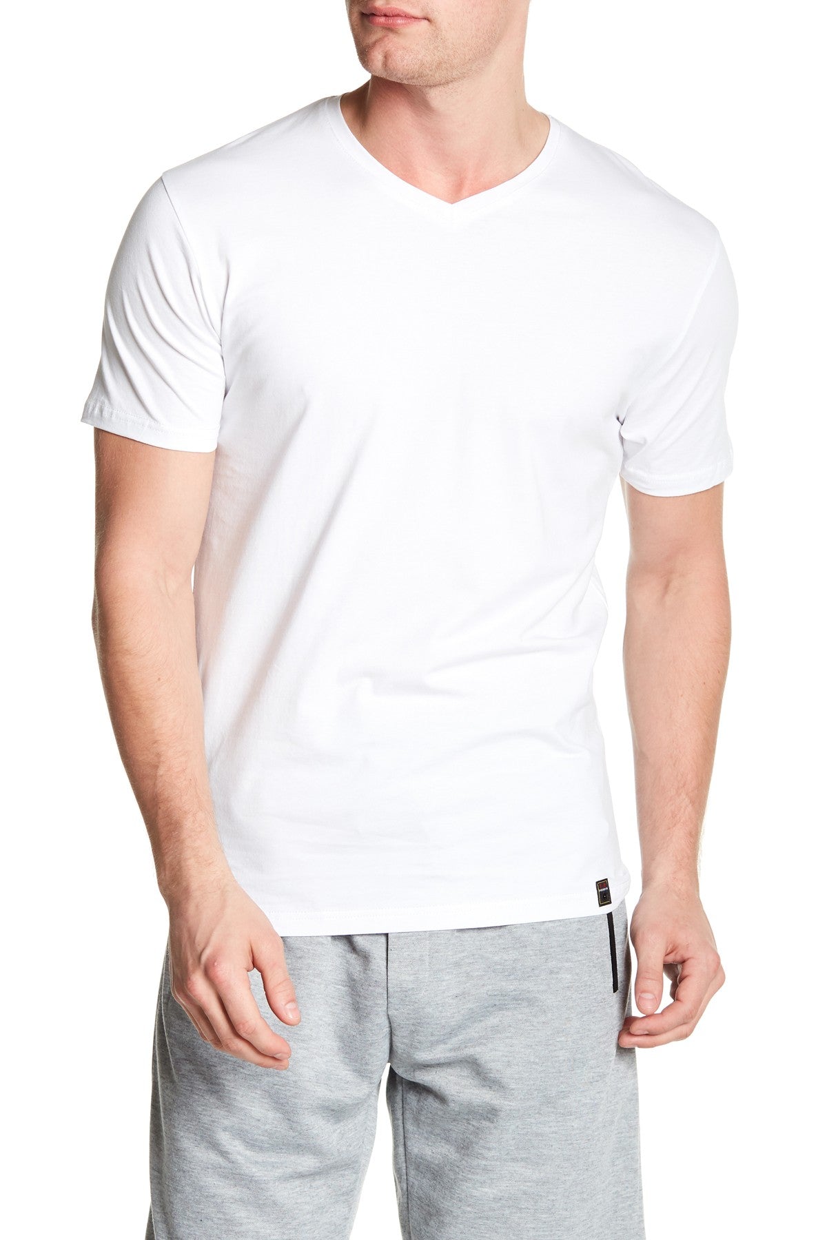 TRPremium Men\'s T-Shirt – Solid V-Neck