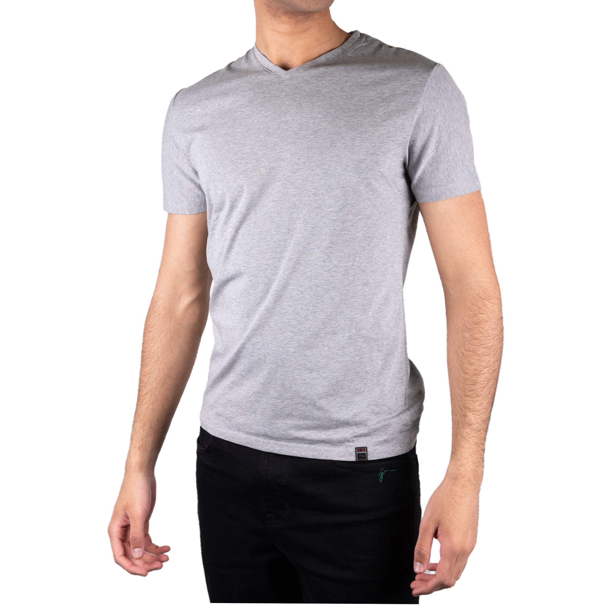 V-Neck Men\'s Solid T-Shirt – TRPremium